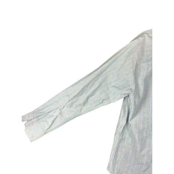 Vintage Abercrombie Fitch Shirt Mens Med Chambray Green The Big Shirt Button‎ - Picture 11 of 11